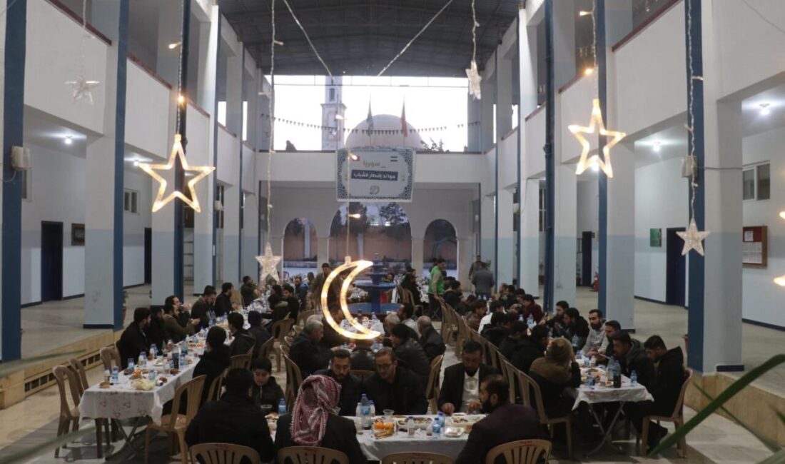 İSTANBUL, – GENÇ İHH, Gençlik İftarları projesiyle Suriye’de bulunan 13