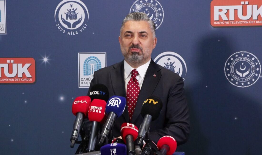 İSTANBUL, – RTÜK Başkanı Ebubekir Şahin, sosyal medya hesabından yaptığı