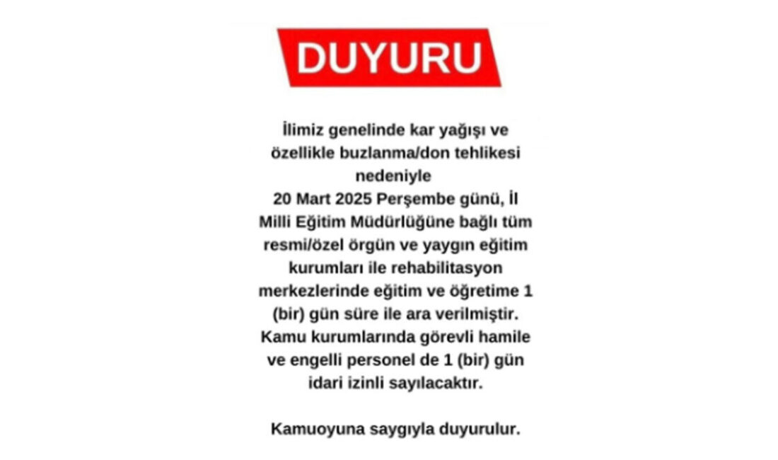 Muammer ŞEN/ KARAMAN, – KARAMAN’da yoğun kar yağışı ve buzlanma