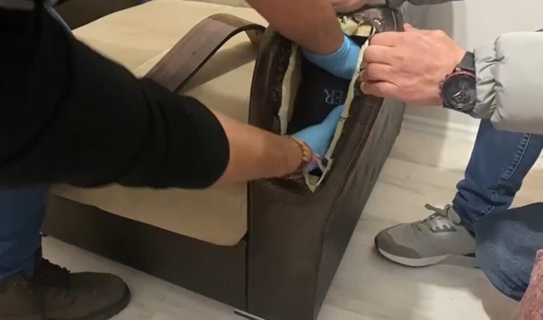 Emre ÖNCEL/SAMSUN, – SAMSUN’un İlkadım ilçesinde bir eve düzenlenen operasyonda