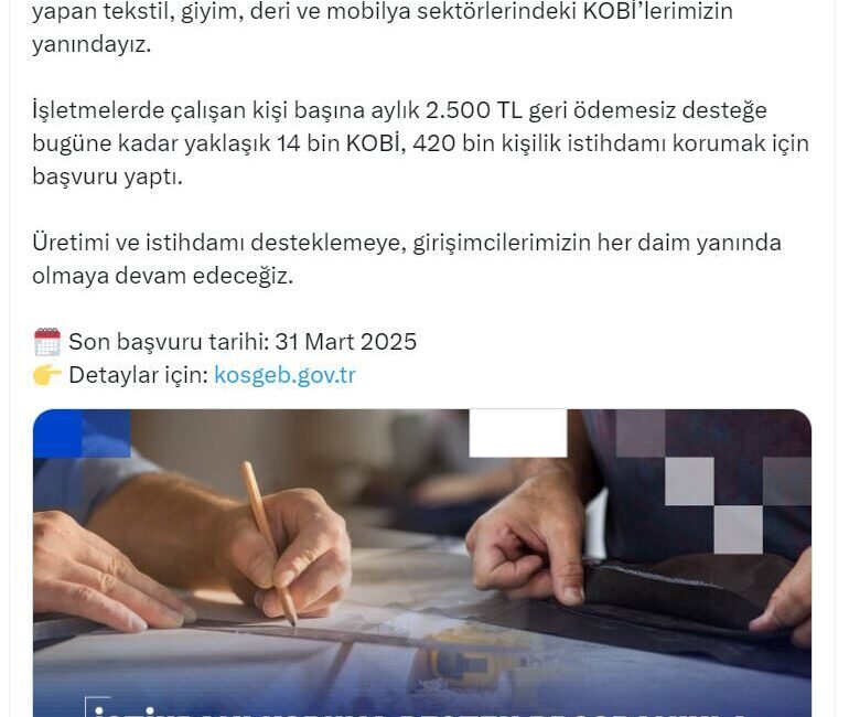 ANKARA, – SANAYİ ve Teknoloji Bakanı Mehmet Fatih Kacır, Küçük