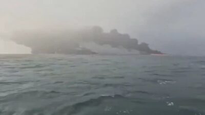 BİRLEŞİK KRALLIK, – KUZEY Denizi’nde, bir kargo gemisi ile yakıt