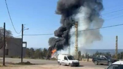 LÜBNAN, – LÜBNAN’ın Akkar kentindeki bir akaryakıt istasyonunda gaz tankeri