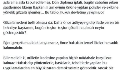 ANKARA, – ANKARA Büyükşehir Belediye Başkanı Mansur Yavaş, “Bu ülkede
