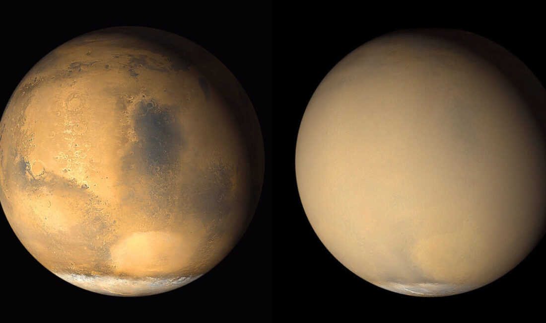 ABD, – YENİ bir araştırma, Mars’taki toz fırtınalarının solunum problemlerine