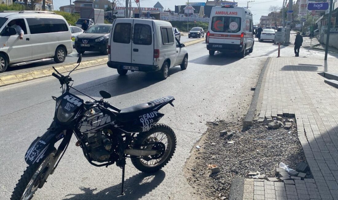 Erol POLAT/DARICA(Kocaeli), -KOCAELİ’nin Darıca ilçesinde motosikletin çarptığı B.K. isimli kadın,