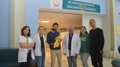 Cavit AKGÜN/MUĞLA, – MUĞLA’da mide ve bağırsakları dışarıda doğan Atlas