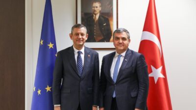 ÖZEL, BÜYÜKELÇİ KAYMAKÇI’YI ZİYARET ETTİ Cumhuriyet Halk Partisi Genel Başkanı