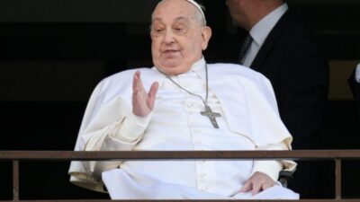 İTALYA, – PAPA Francis, hastanede geçirdiği 5 haftanın ardından ilk