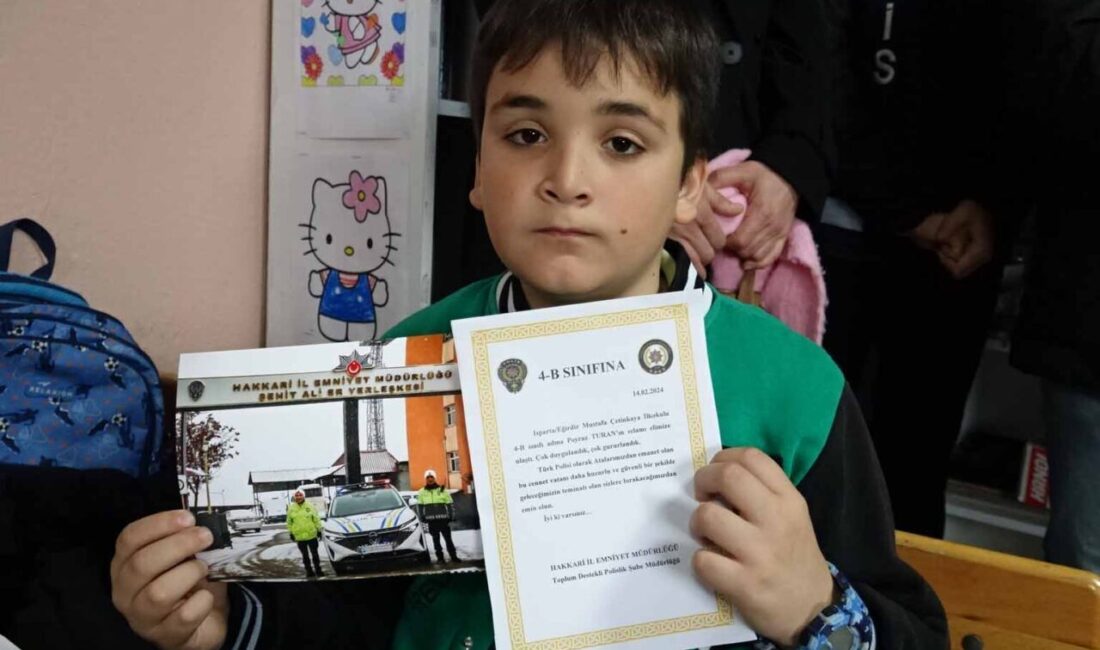 Kemal ERBEN/EĞİRDİR (Isparta), – ISPARTA’nın Eğirdir ilçesinde 4’üncü sınıf öğrencisi