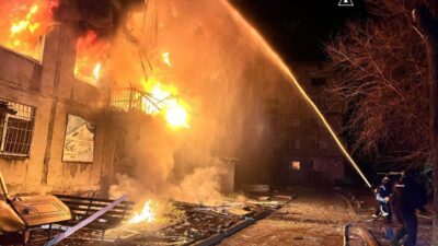 UKRAYNA, – UKRAYNA Devlet Başkanı Volodimir Zelenskiy, Rus ordusunun Dobropillya