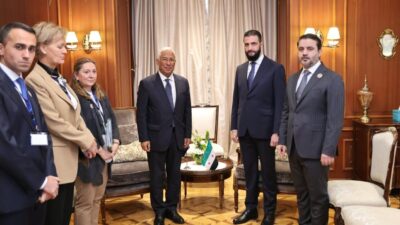 MISIR, – SURİYE Cumhurbaşkanı Ahmed Şara, Avrupa Birliği Konseyi Başkanı