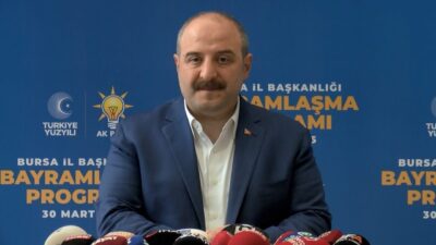 BURSA, – ESKİ Sanayi ve Teknoloji Bakanı Mustafa Varank, “Bugün