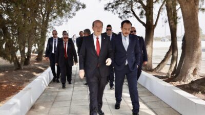 KKTC, – KKTC Cumhurbaşkanı Ersin Tatar ile Güney Kıbrıs Rum