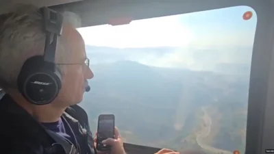 Bursa’nın üç ilçesinde çıkan ve geniş bir alana yayılan orman