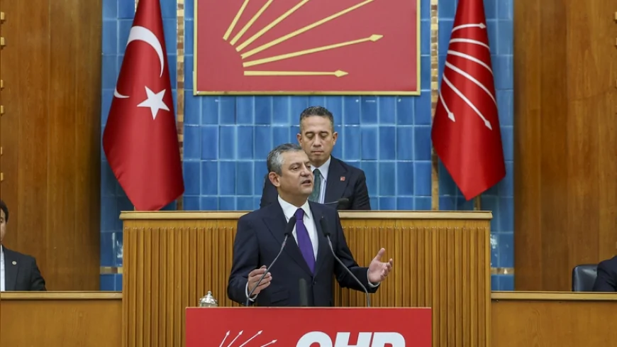 CHP Genel Başkanı Özgür Özel, partisinin TBMM Grup Toplantısında gündeme