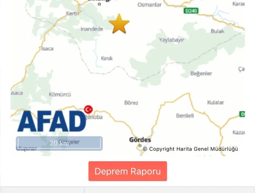 İçişleri Bakanı Ali Yerlikaya, Balıkesir’in Sındırgı ilçesinde meydana gelen 6,1