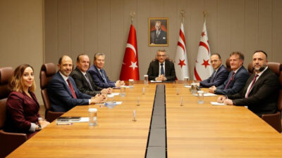 KKTC Cumhurbaşkanı Tufan Erhürman, siyasi partilerle yaptığı istişare toplantısı sonrası