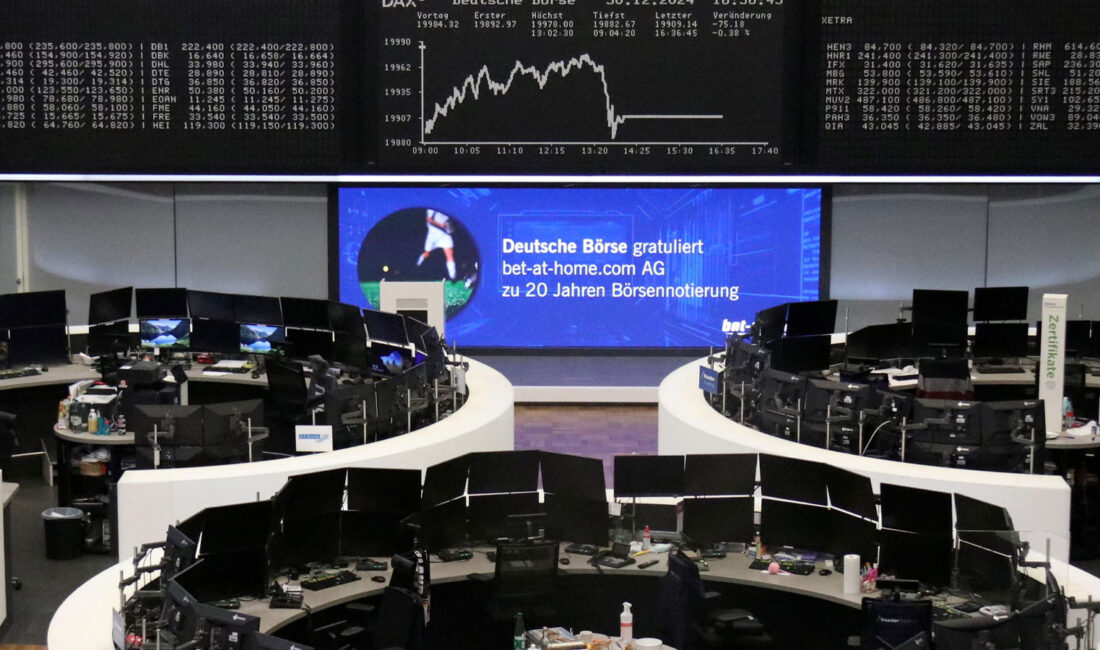 Avrupa borsaları, haftanın ilk işlem gününe pozitif bir seyirle başlarken,