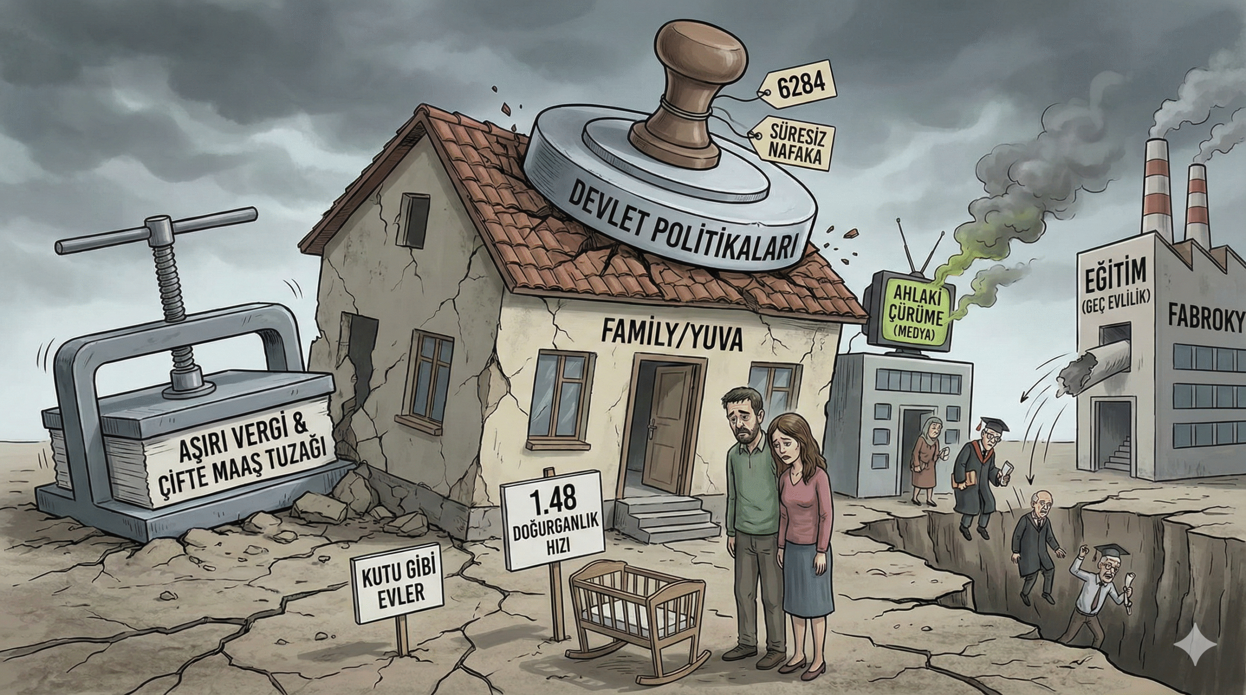 Türkiye İstatistik Kurumu acı gerçeği yüzümüze çarptı: Doğurganlık hızı 1,48.