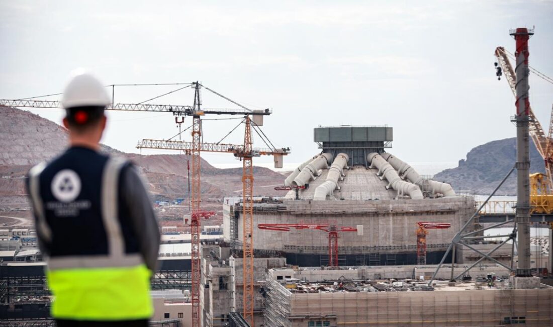 ​​​​​​Mersin’in Gülnar ilçesinde yapımı süren Akkuyu Nükleer Güç Santrali’nde (NGS)