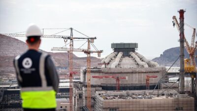 ​​​​​​Mersin’in Gülnar ilçesinde yapımı süren Akkuyu Nükleer Güç Santrali’nde (NGS)