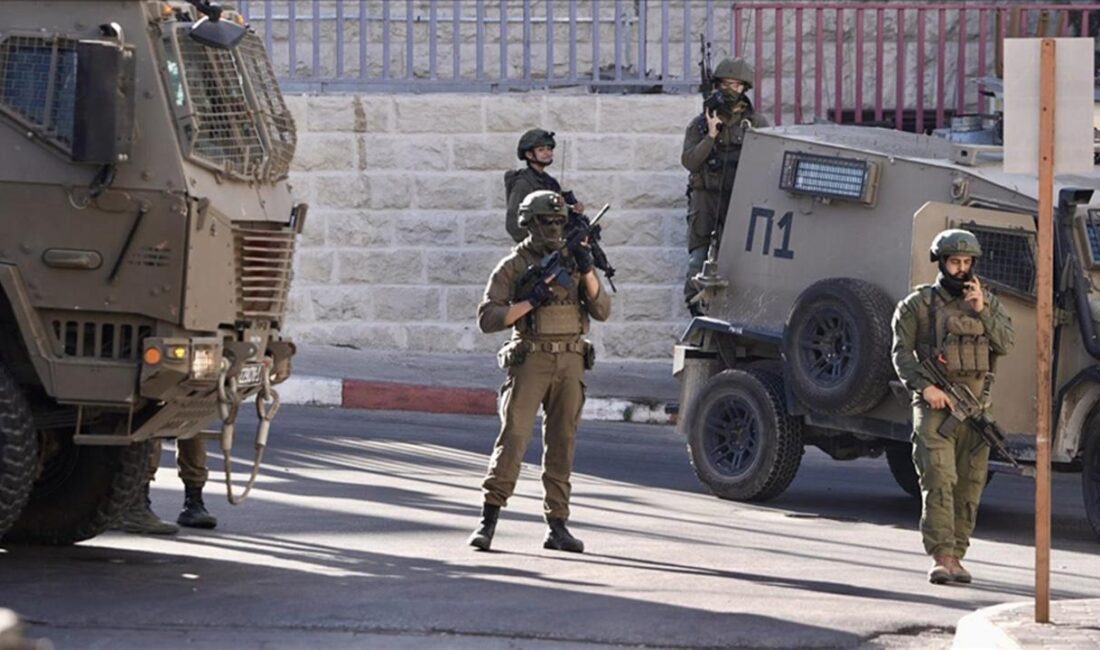 Soykırımcı İsrail ordusu, işgal altındaki Batı Şeria’nın orta kesimindeki Celzun