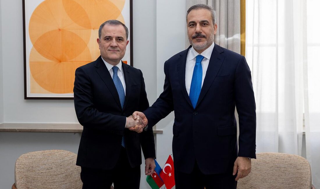 Dışişleri Bakanı Hakan Fidan, Azerbaycan Dışişleri Bakanı Ceyhun Bayramov ile