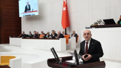 TBMM Genel Kurulunun beşinci oturumunda yürütme adına söz alan Hazine