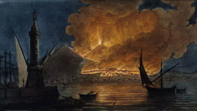 Yaklaşık 1345 yılında meydana gelen bir volkanik patlama veya bir