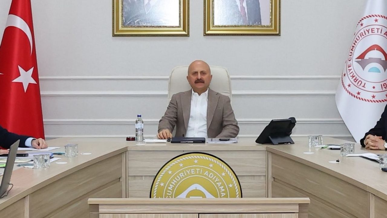 Haftalık Koordinasyon Toplantısı'nda konuşan Adıyaman Valisi Dr. Osman Varol, "İlimizin