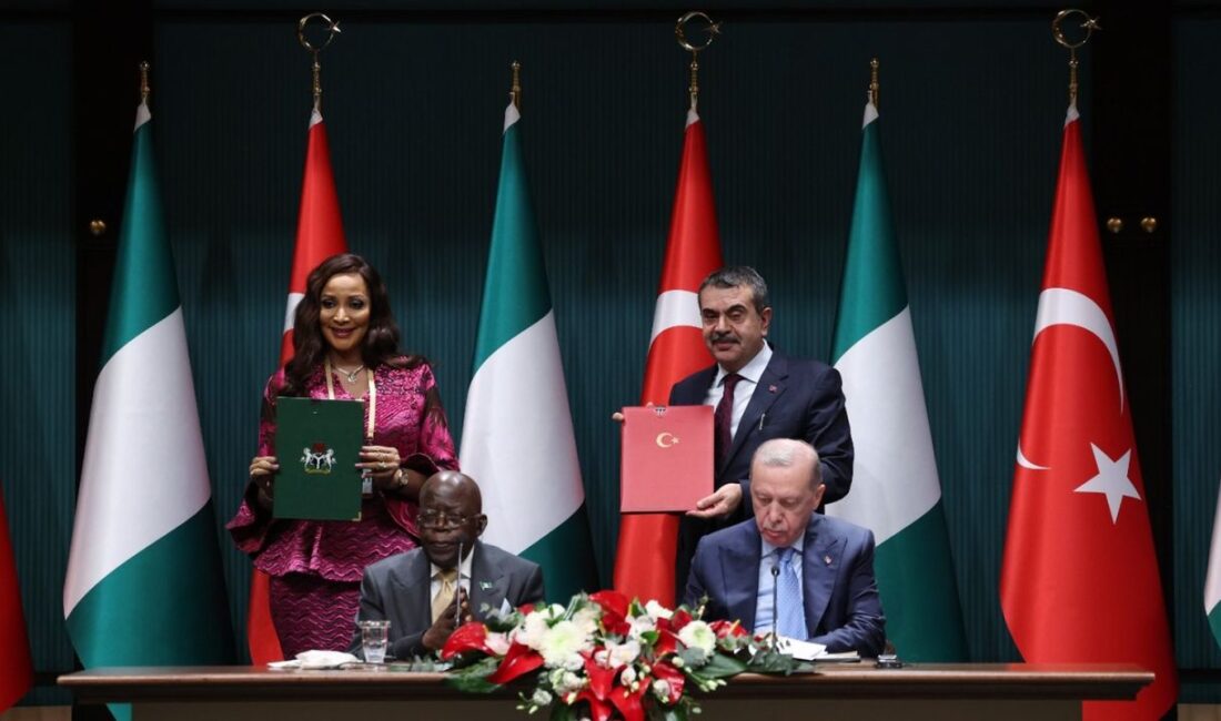 Millî Eğitim Bakanı Yusuf Tekin ile Nijerya Dış işlerinden sorumlu