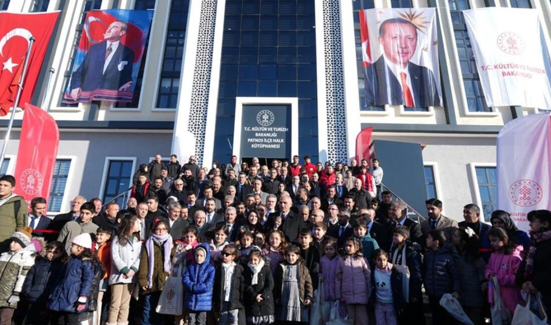 Kültür ve Turizm Bakanı Mehmet Nuri Ersoy, Ağrı’nın Patnos ilçesinde