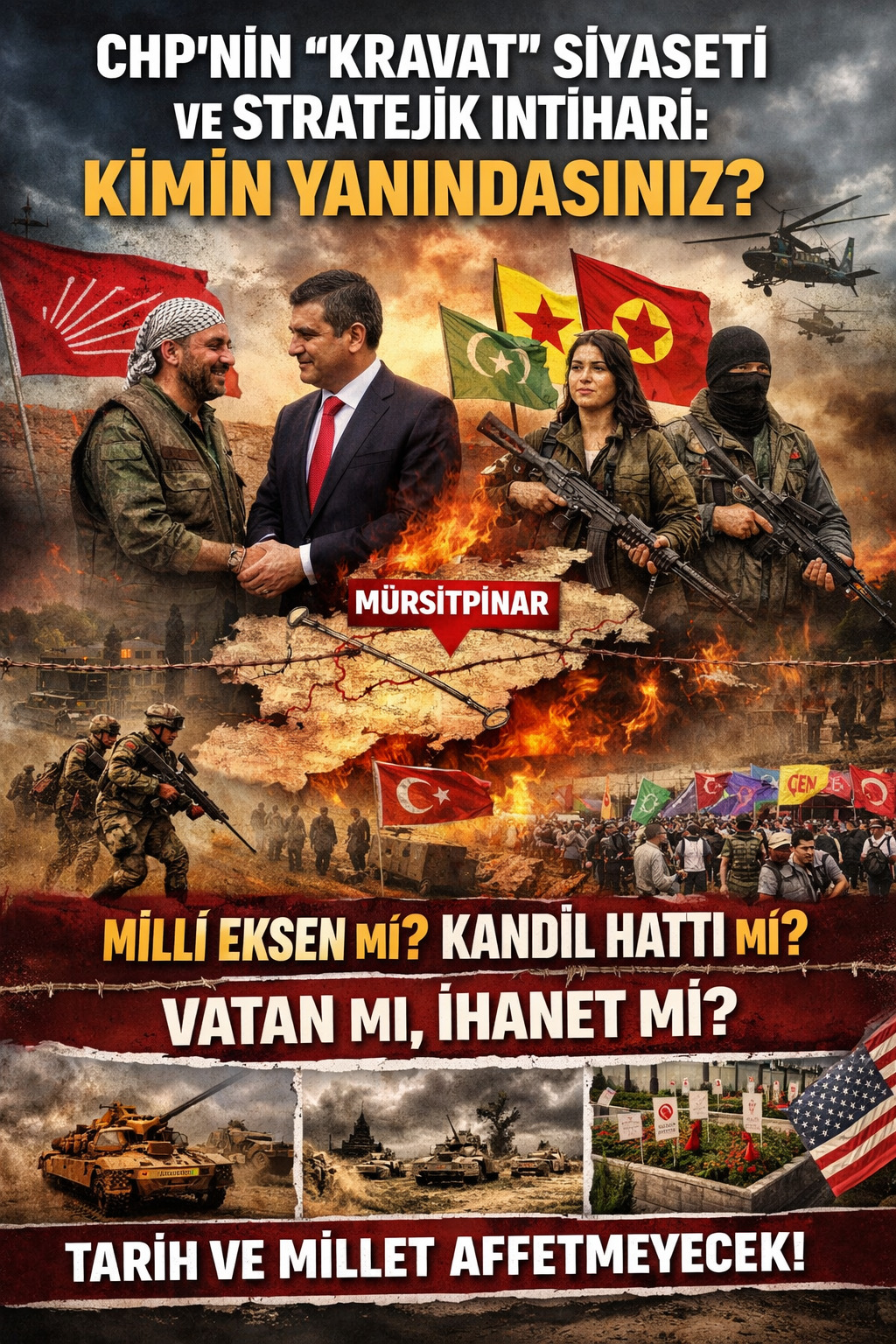 CHP yönetimi, Suriye’de terör yapılanmalarının tasfiye edildiği bir dönemde milli