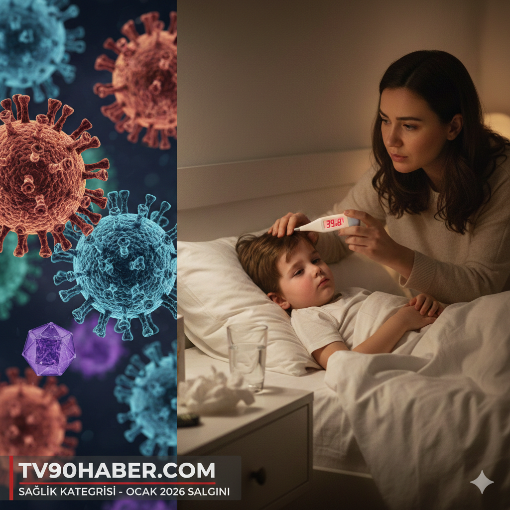 Türkiye genelinde Ocak ayının son haftası itibarıyla üst solunum yolu