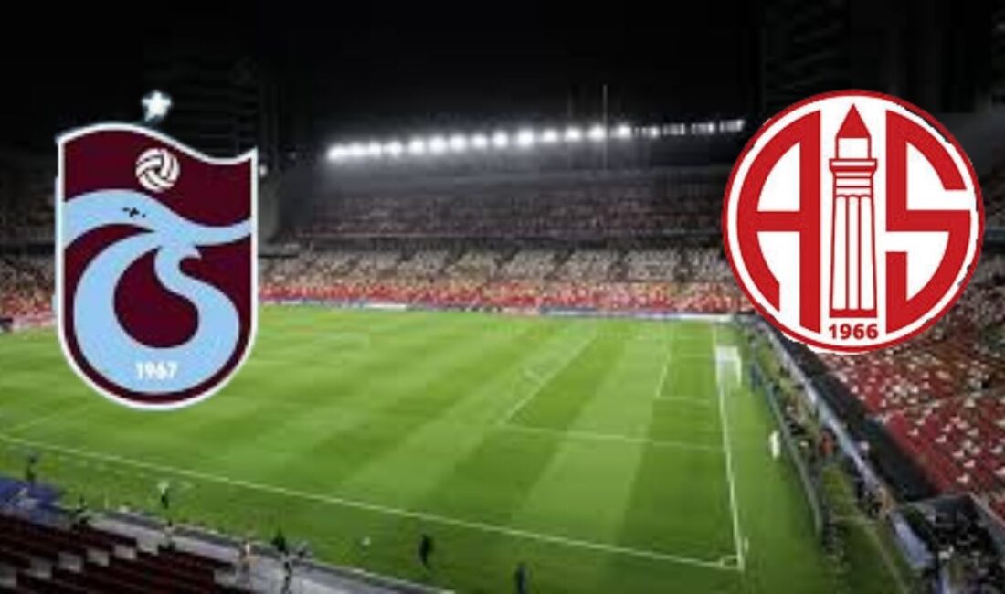 Süper Lig’in 20. haftasında Antalyaspor’a konuk olan Trabzonspor, karşılaşmadan 1-1’lik
