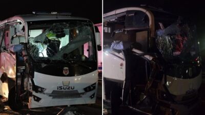 Amasya’nın Merzifon ilçesinde, İstanbul’dan çeşitli illere hükümlü nakli yapan bir