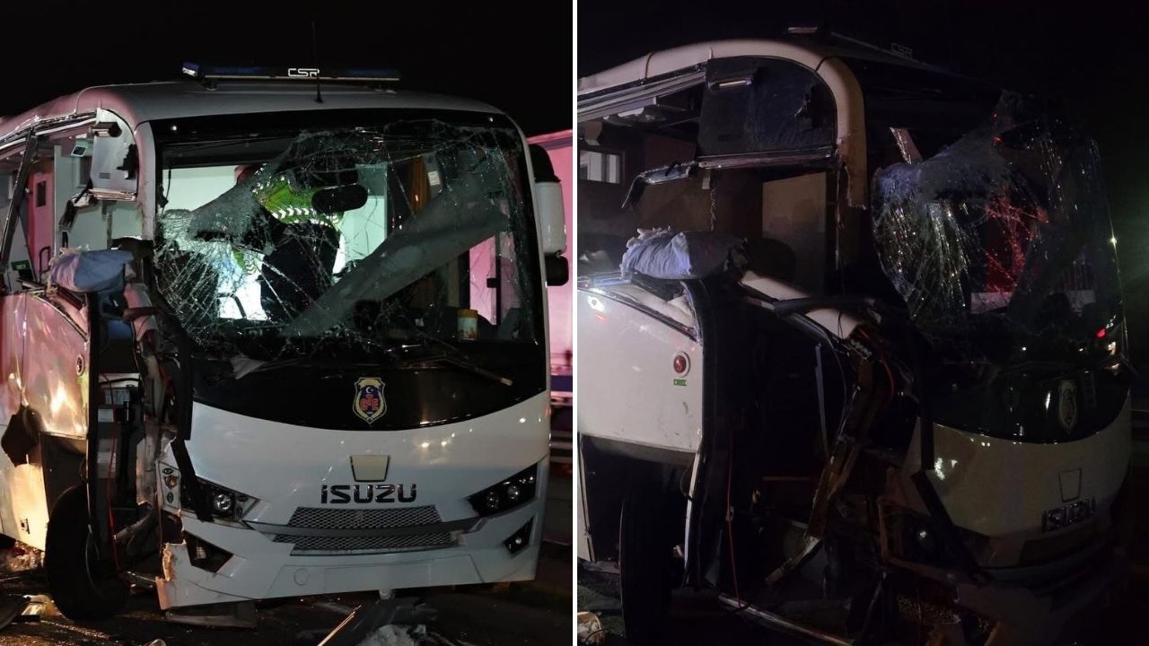 Amasya’nın Merzifon ilçesinde, İstanbul’dan çeşitli illere hükümlü nakli yapan bir