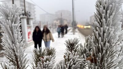Ardahan’ın Göle ilçesinde gece hava sıcaklığı sıfırın altında 39,7 derece