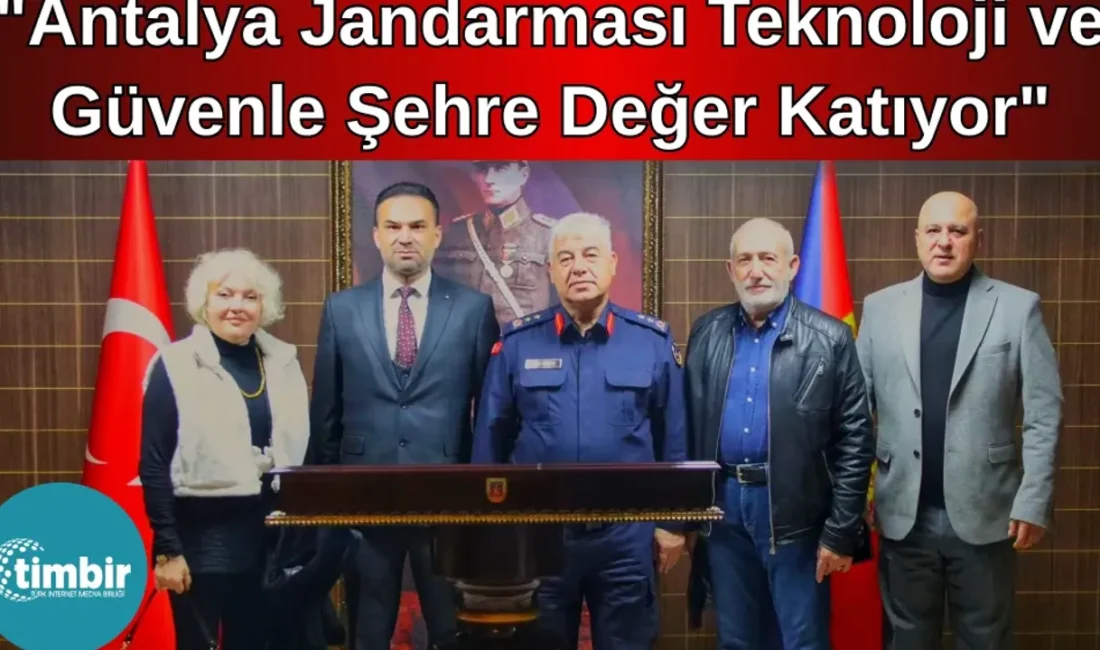 TİMBİR Antalya Temsilcisi Selami Şahin ile ilçe temsilcileri, İl Jandarma