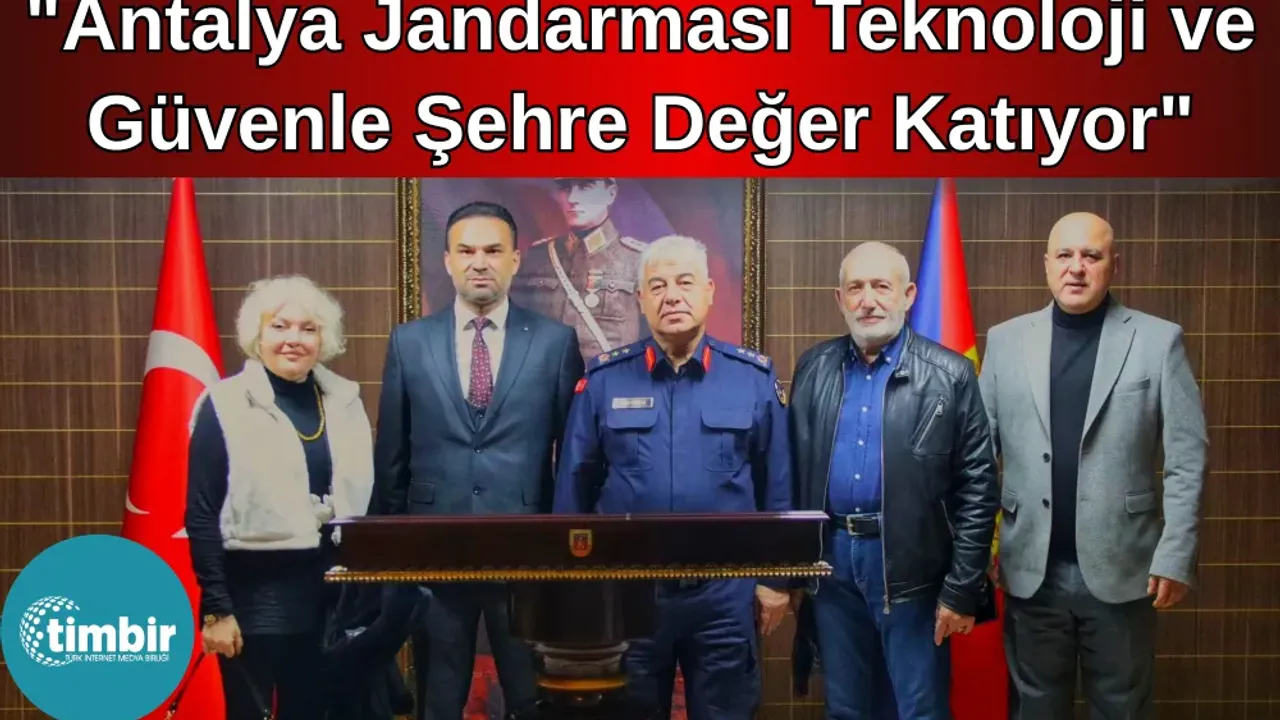 TİMBİR Antalya Temsilcisi Selami Şahin ile ilçe temsilcileri, İl Jandarma