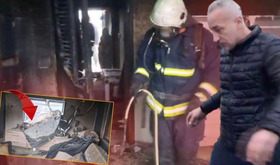 Antalya’nın Serik ilçesinde sobadan kaynaklanan yangın paniğe neden oldu. 3