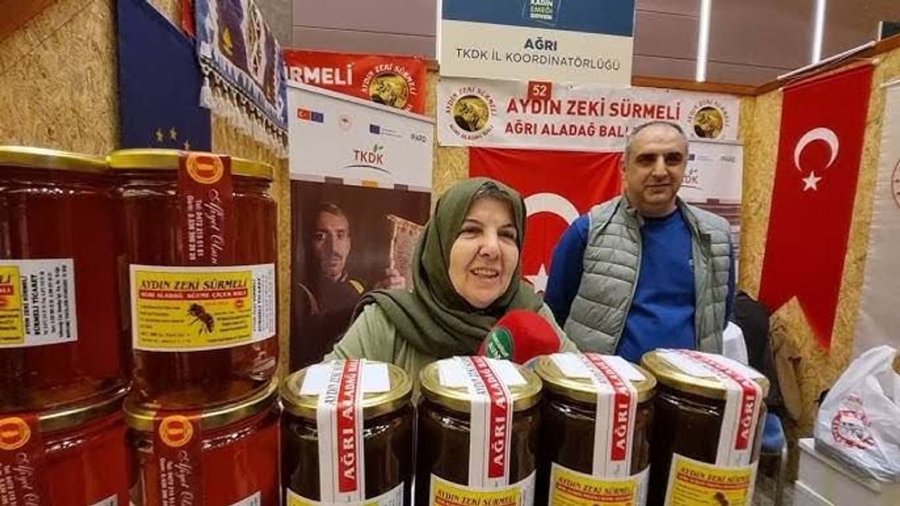 Ağrı’da “Ağrı’nın ilk kadın bal üreticisi” unvanıyla nam salan ve