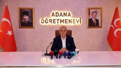 MHP Adana İl Başkanı Yusuf Kanlı, Cumartesi günü Adnan Menderes