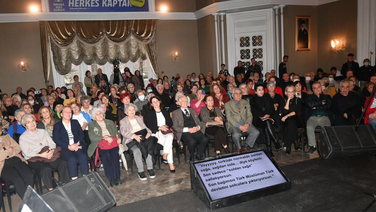 Ankara Kent Konseyi’nde usta gazeteci ve yazar Uğur Mumcu, 33.