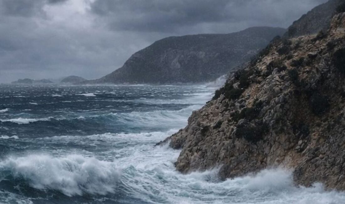 Meteoroloji, Kaş–Anamur hattında denizde fırtına uyarısı yaptı. Rüzgârın 6–8 kuvvetinde
