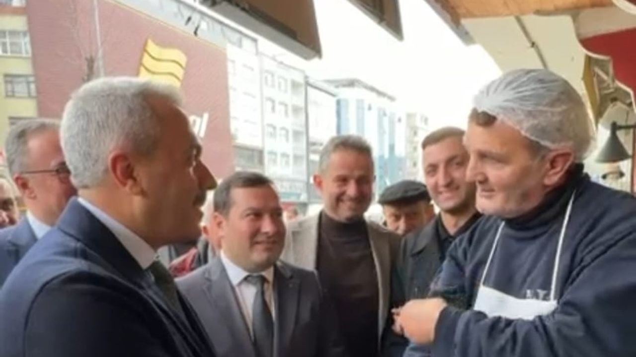 Rize Valisi İhsan Selim Baydaş, Ardeşen’deki esnaf ziyaretinde, sosyal medyada