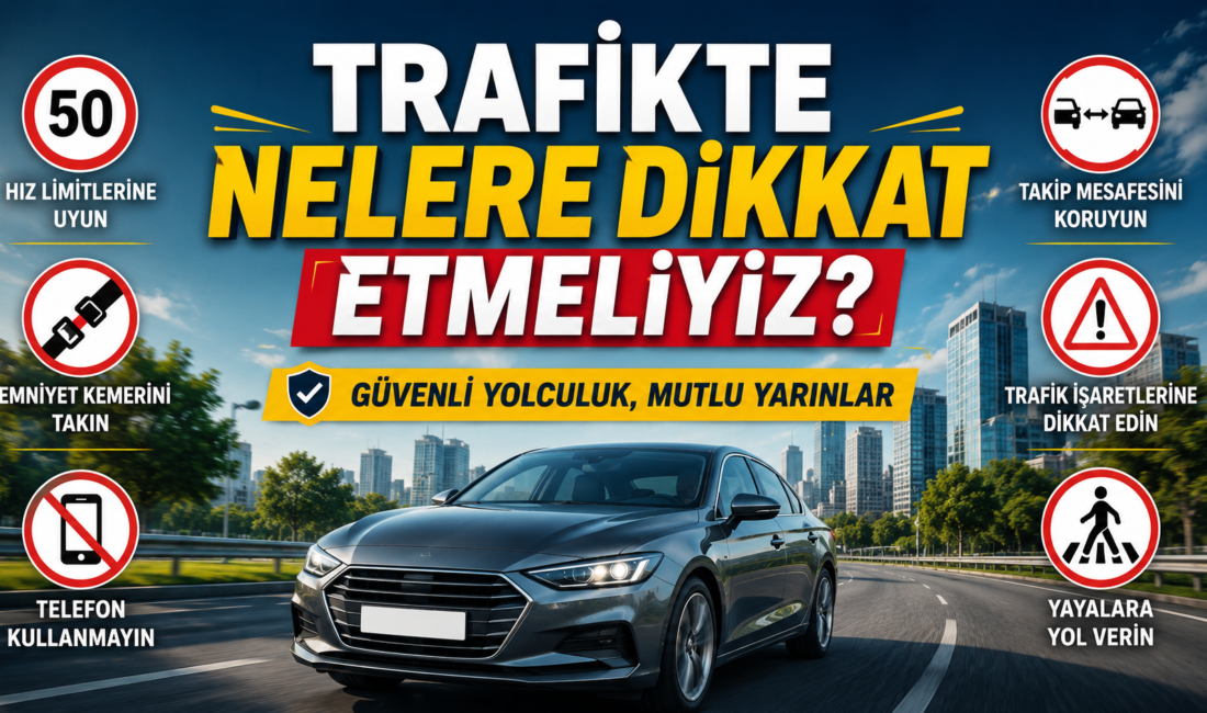 Trafikte Nelere Dikkat Etmeliyiz? Güvenli Sürüş İçin Bilmeniz Gereken En