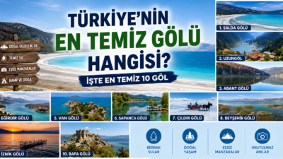Türkiye’nin En Temiz Gölü Hangisi? İşte Türkiye’de Mutlaka Görülmesi Gereken