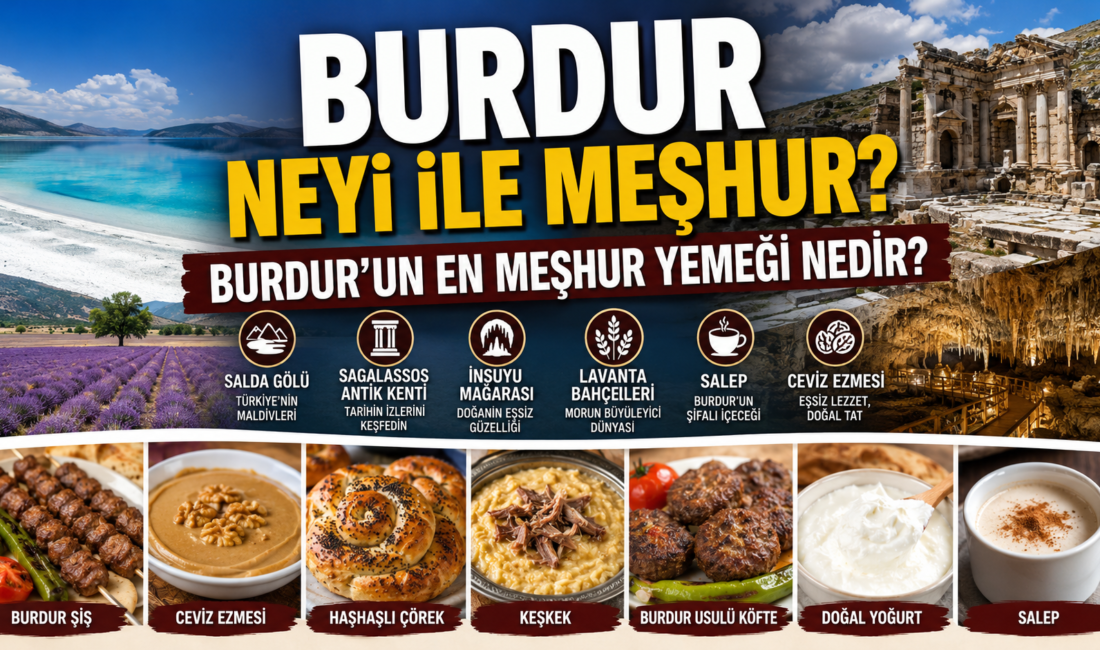 Burdur Neyi ile Meşhurdur? Burdur’un En Meşhur Yemeği Nedir? İşte